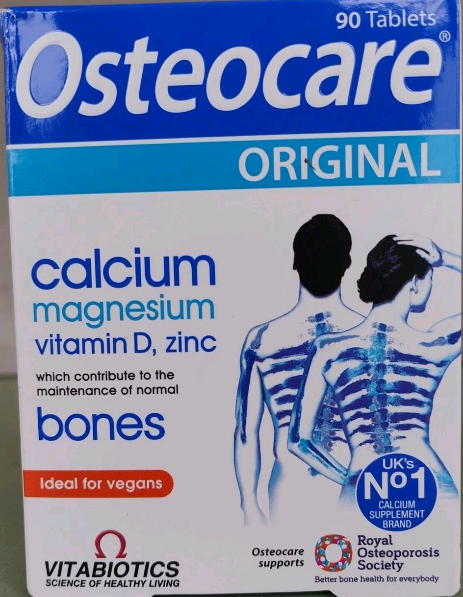 Vitabiotics Osteocare Original 90 Tablets Calcium Magnesium Bones Exp 10/2028