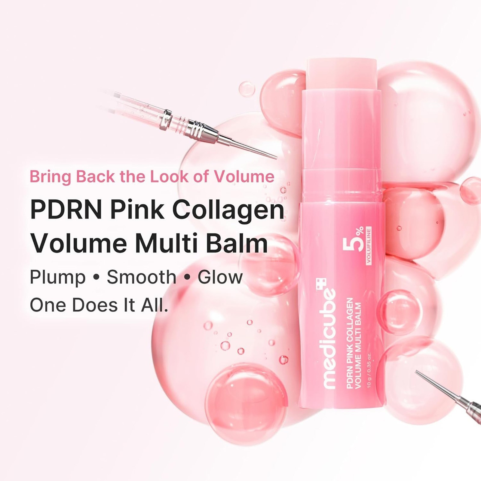 3 pack [MED ICUBE] PDRN Pink Collagen Volume Multi Balm – 10g US