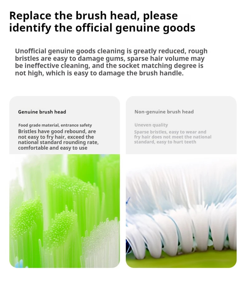 6x Original Oclean Replacement Brush Heads for X PRO Elite/Flow/F1/Z1/One