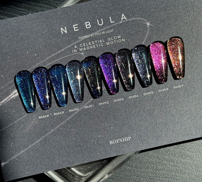 ROZYHIP Nebula Magnet Gel Collection Soak Off Nail Gel K-Beauty