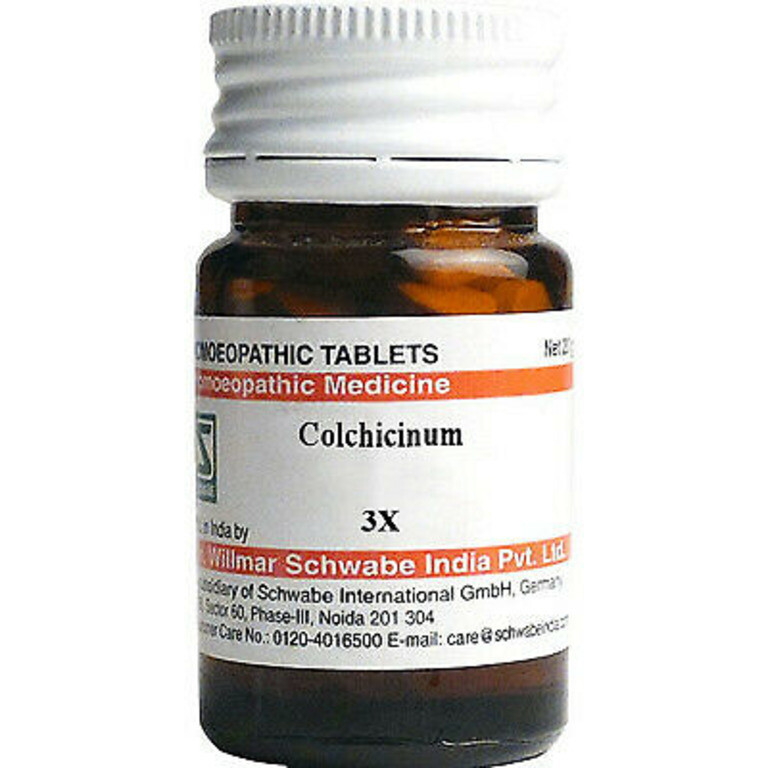2 BOTTLE OF Willmar Schwabe India Colchicinum 3X (20g) LONG EXPIRY