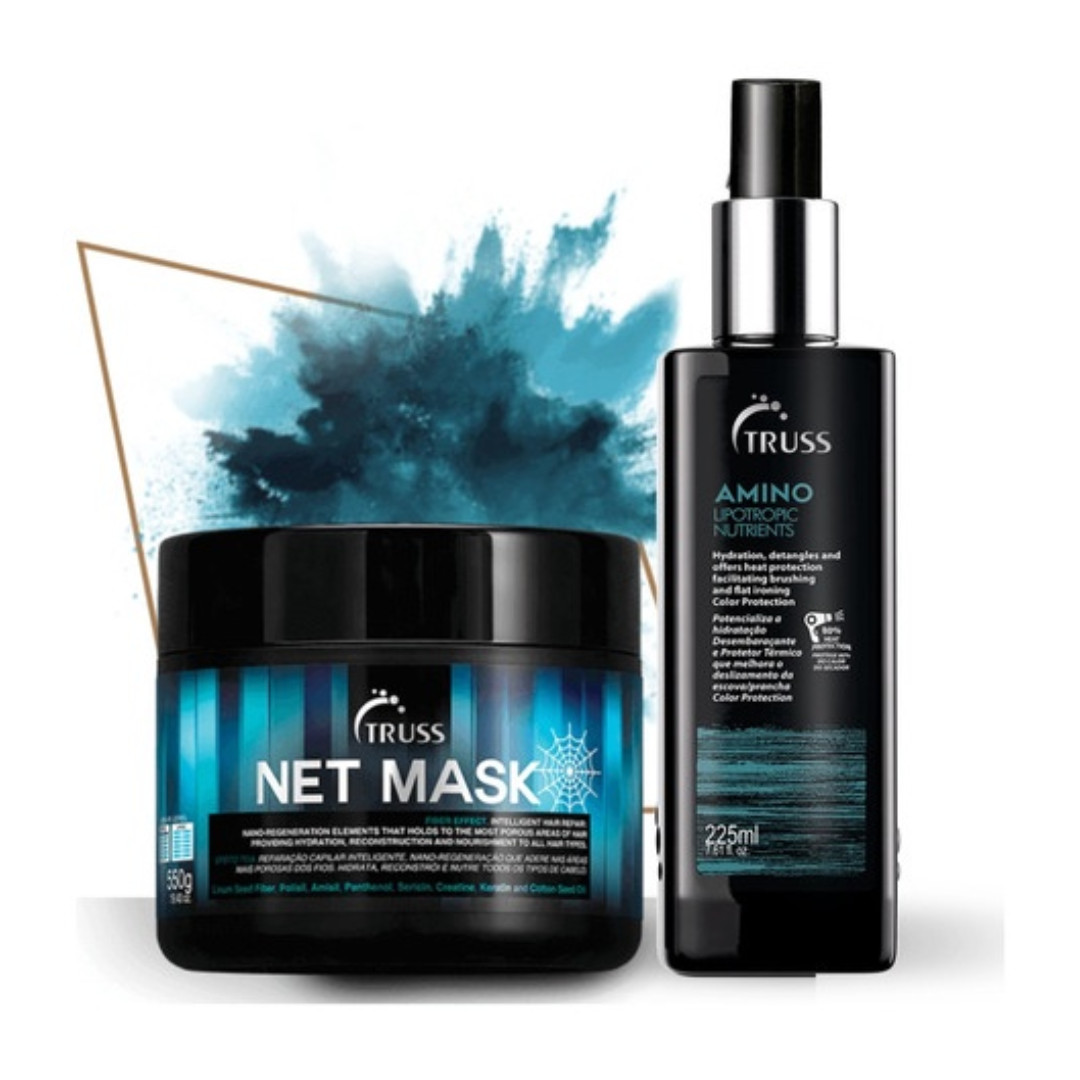 Truss Net Mask & Amino | Ultimate Hair Repair & Deep Hydration Set Bundle