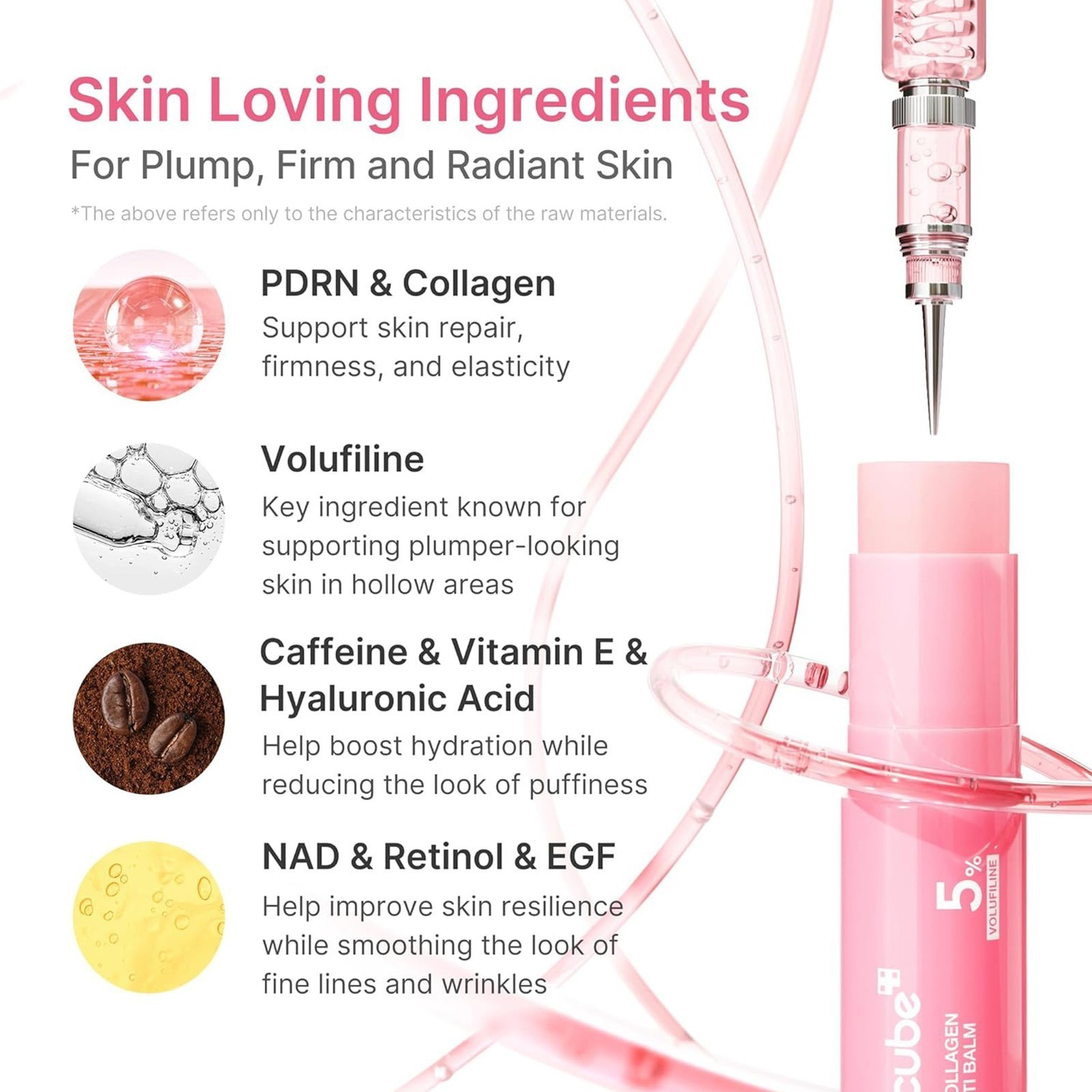 3 pack [MED ICUBE] PDRN Pink Collagen Volume Multi Balm – 10g US