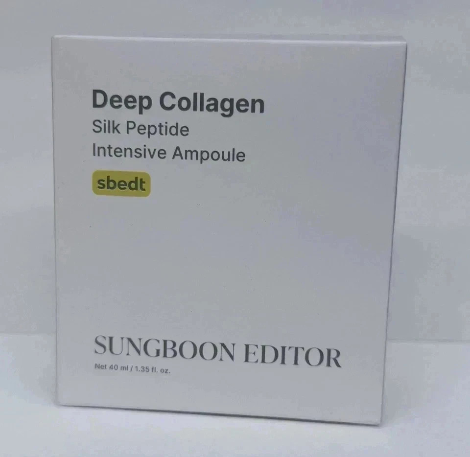 (2 Packs) SUNGBOON EDITOR Deep Collagen Silk Peptide Intensive Ampoule (30ml)New