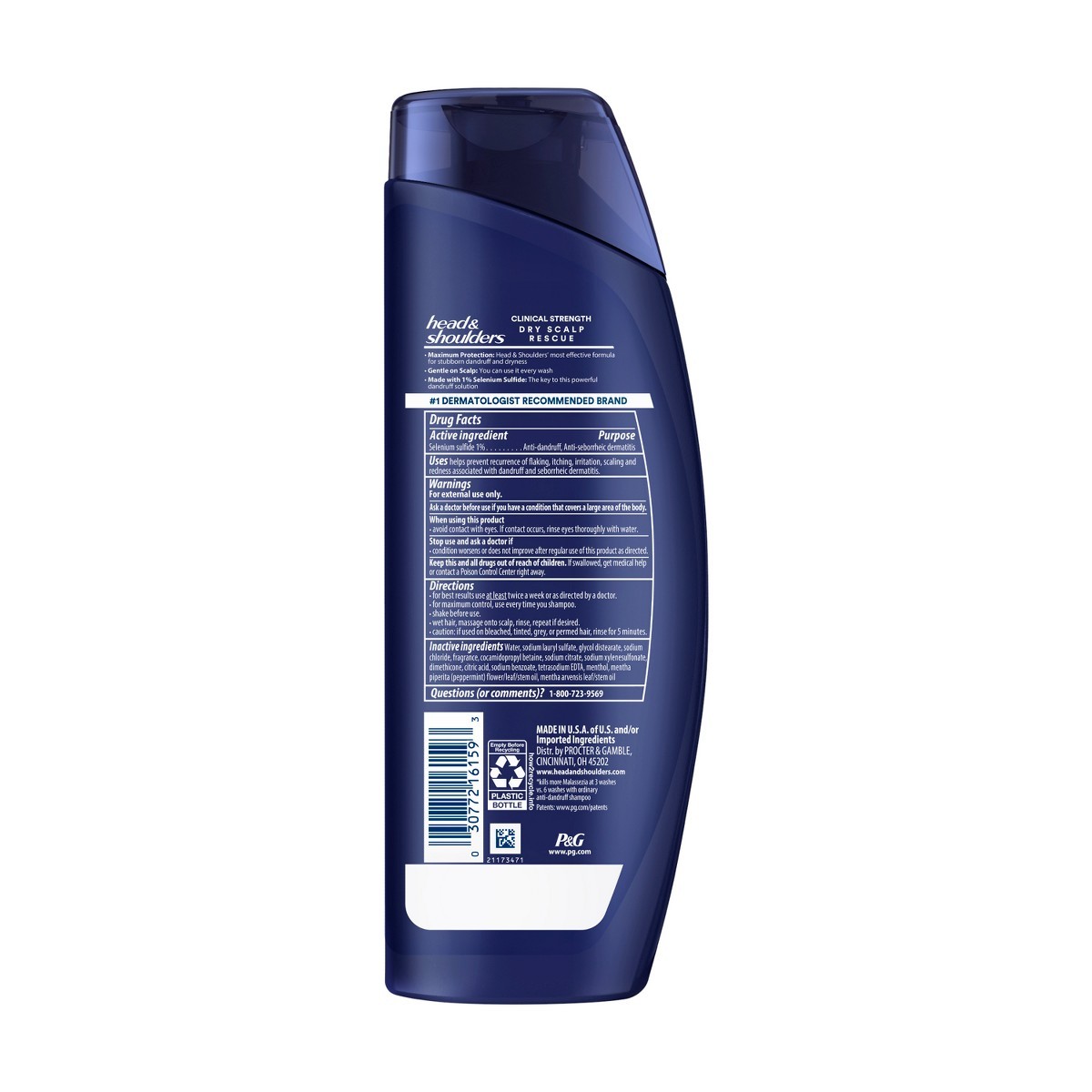 Head & Shoulders Clinical Strength Scalp Rescue Herb Floral Shampoo- 13.5 fl oz
