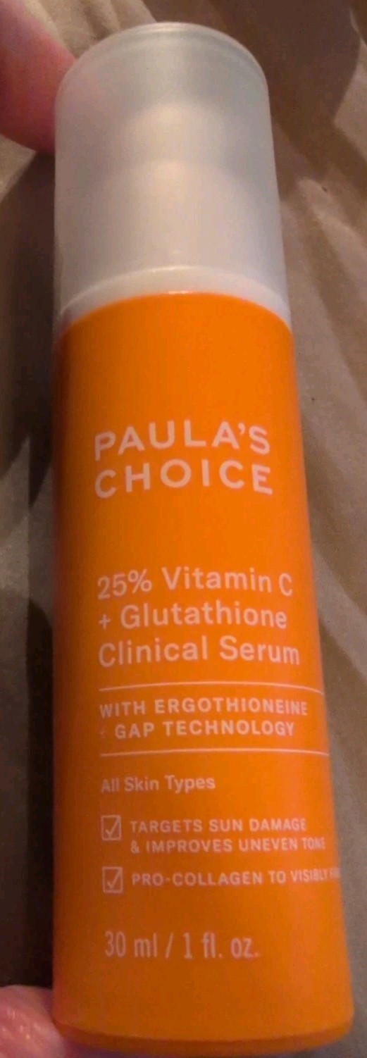 Paula’s Choice 25% Vitamin C + Glutathione Clinical Serum 1 fl oz New, Sealed!