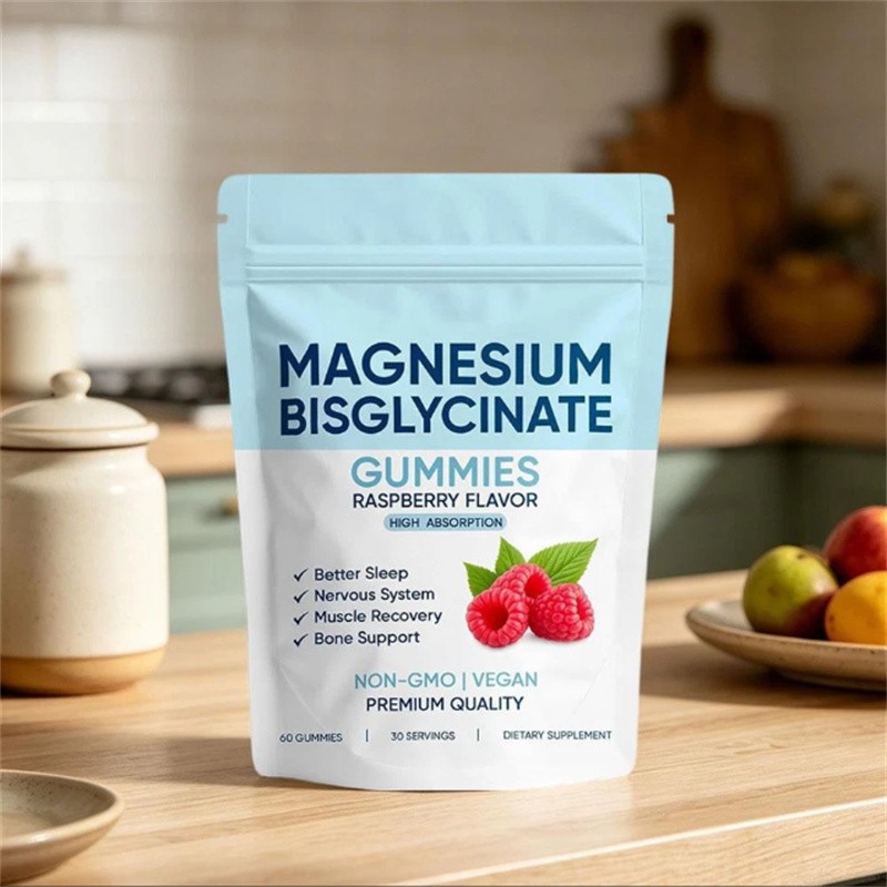 Magnesium Bisglycinate Gummies, with 400mg Magnesium Bisglycinate Chelate