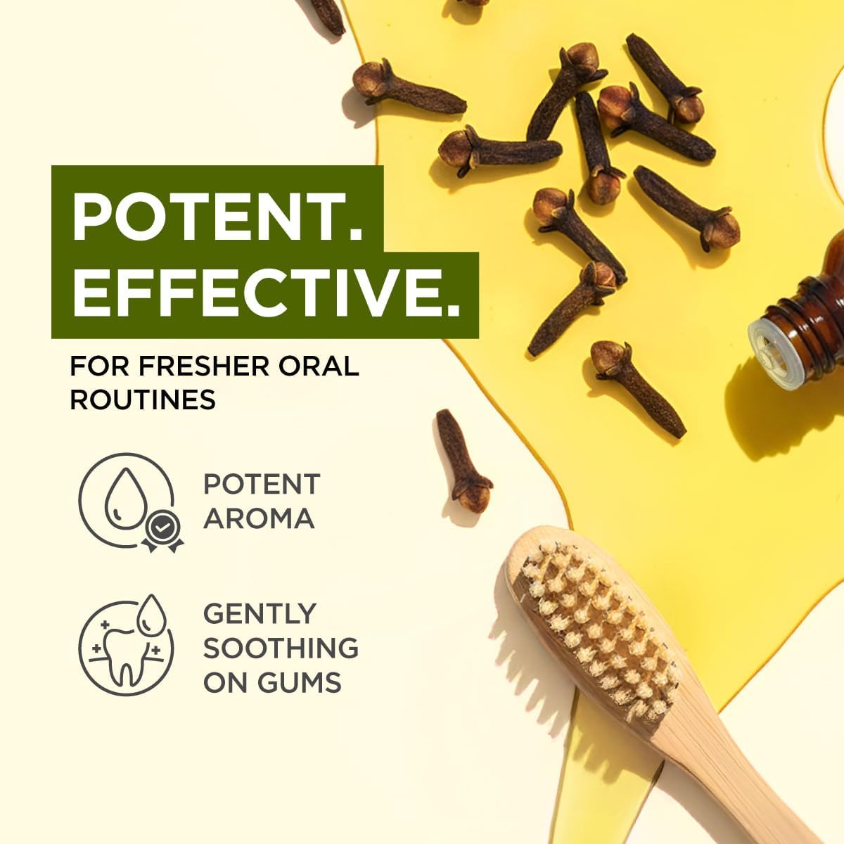 100% Pure Clove Essential Oil – 0.34 Fl Oz – Clove Oil for Hair, Skin, Diffuser,
