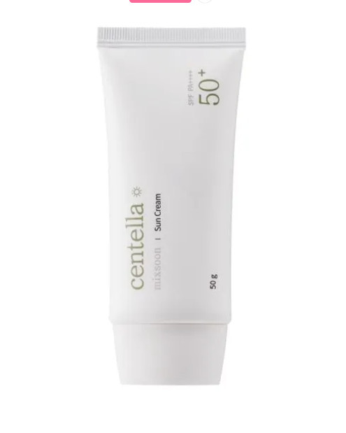 Mixsoon Centella Sun Cream SPF50+ PA++++ – 50g – Authentic & US Seller