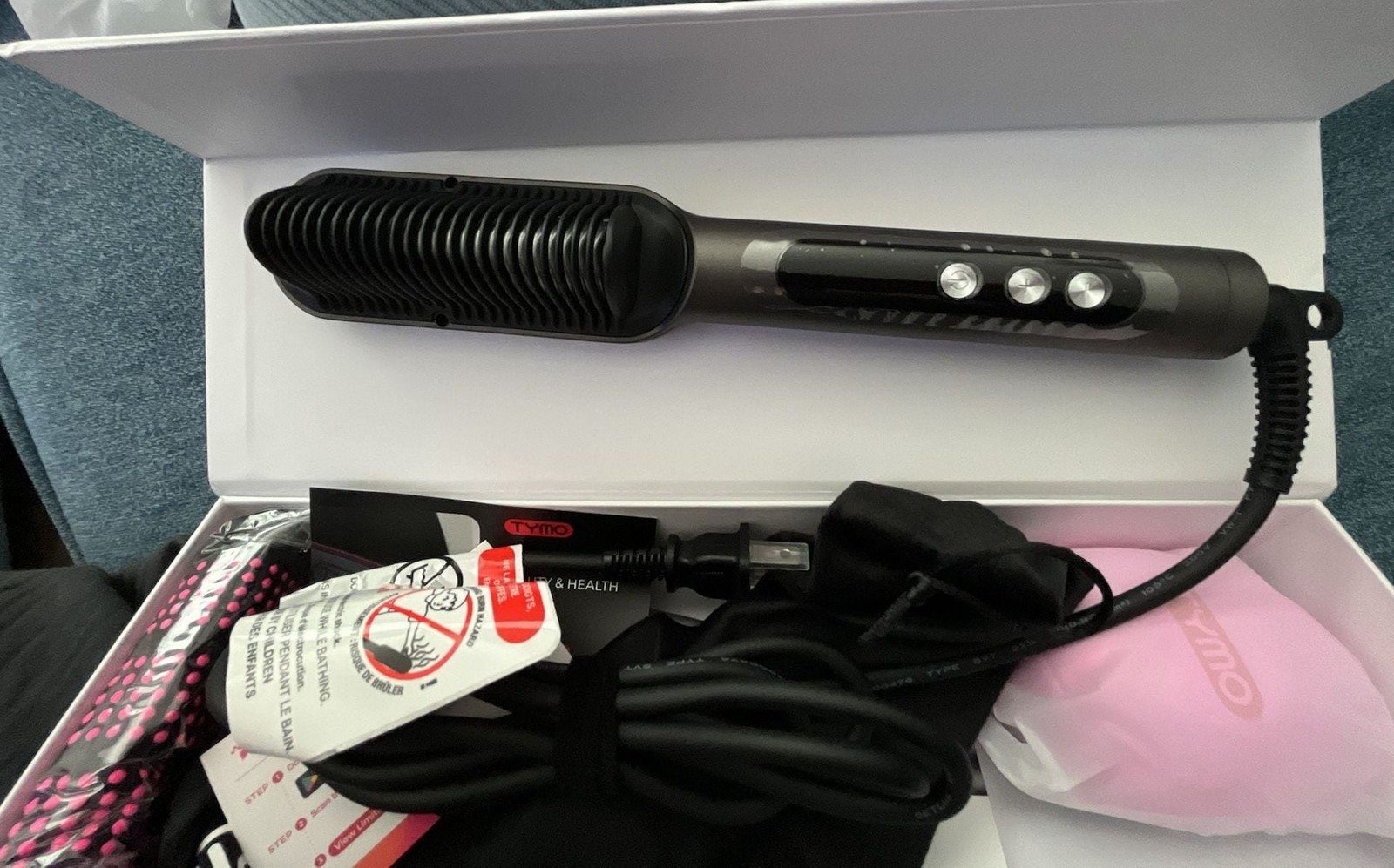 TYMO Ring Plus Ionic Hair Straightening Comb