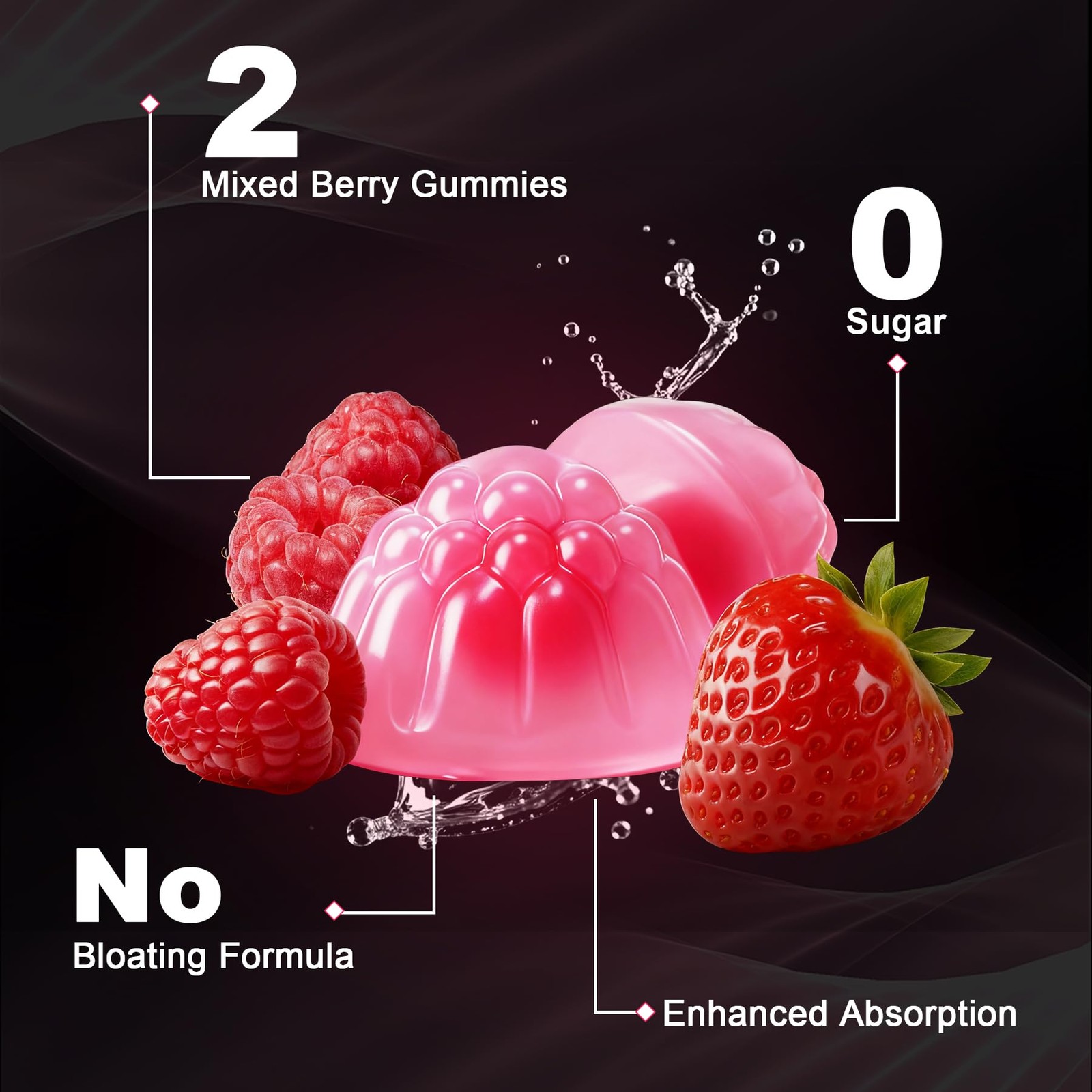 Creatine for Women, Creatine Monohydrate Gummies with Collagen, BCAA, L-Carnitin