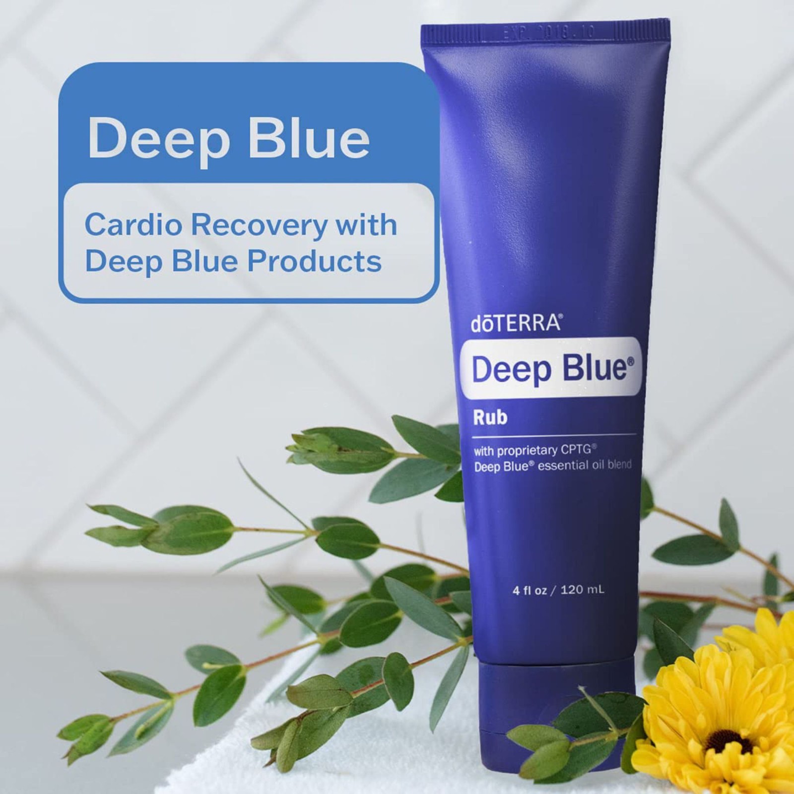 2 PACK Deep Blue Rub Cream Natural 4 Oz EXP 03/27 NEW STYLE SEALED