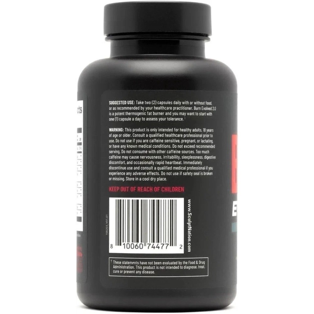 New Sculptnation – Pack of 2 Burn Evolved 2.0 Thermogenic Fat Burner Weight Loss