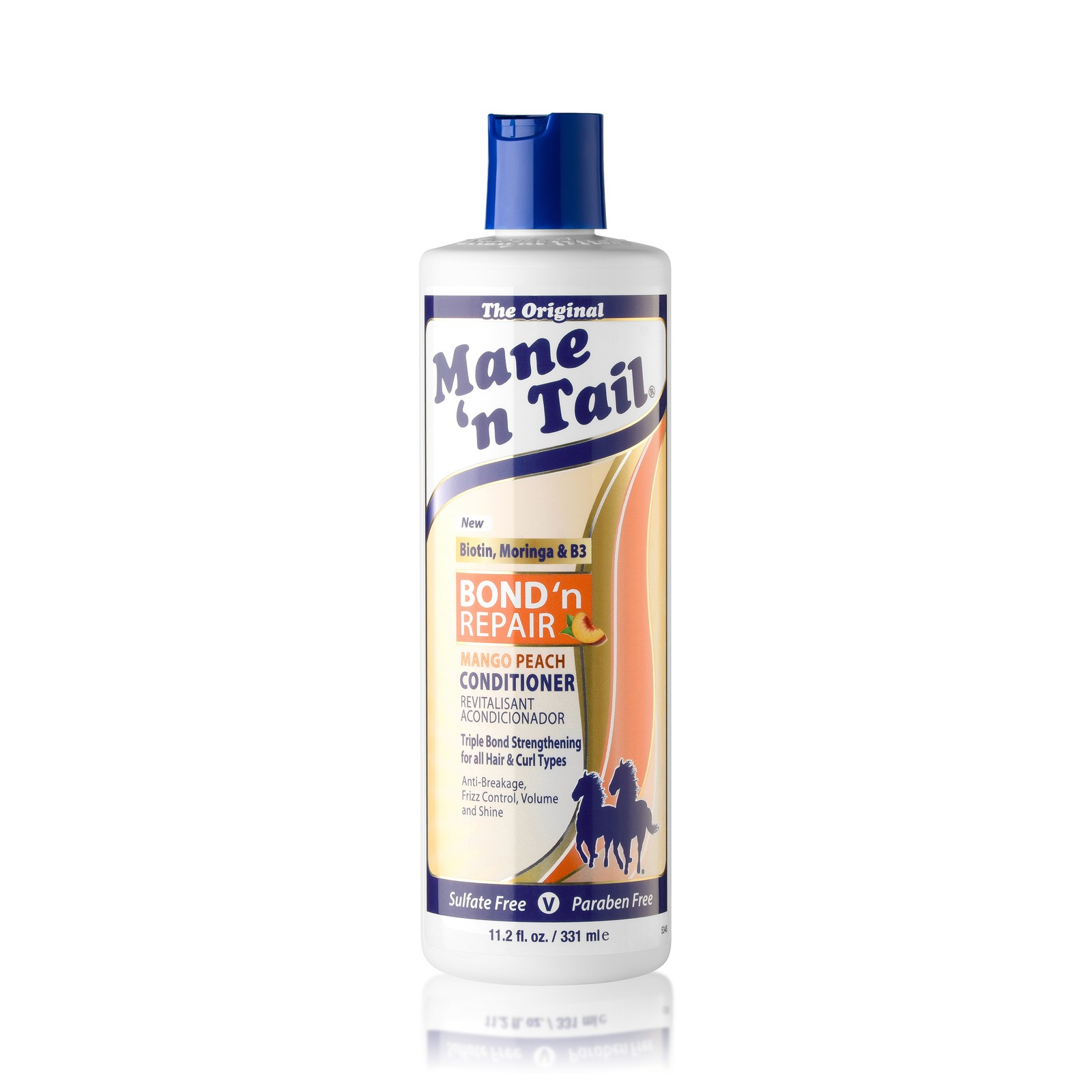 Mane ’n Tail Bond ’n Repair Conditioner Triple Bond Repair Mango Peach 11.2oz