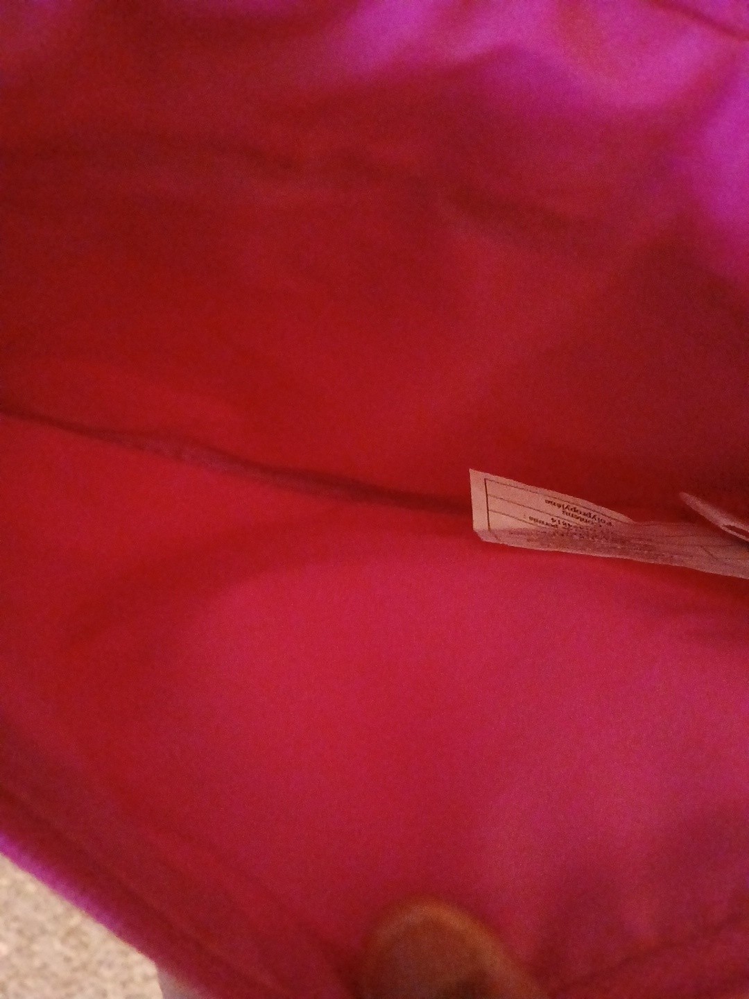 Elizabeth Arden New York Hot Pink Cosmetic Pouch Faux Leather Makeup Bag New WOT