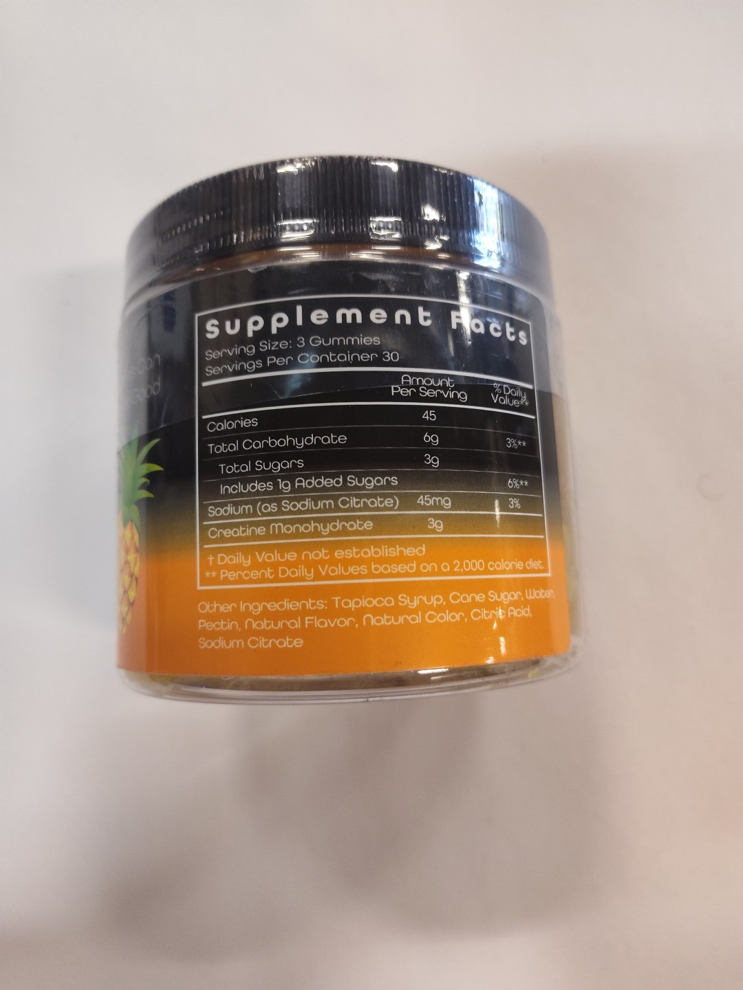 tasty gains creatine gummies Pineapple mango 90gummies