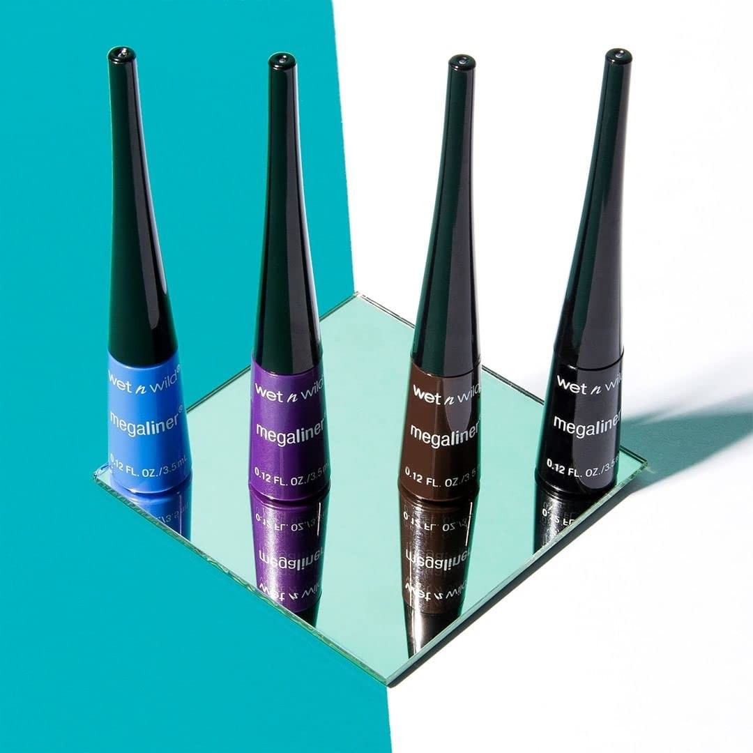wet n wild MegaLiner Liquid Eyeliner – Dark 1 Count (Pack of 1), Brown