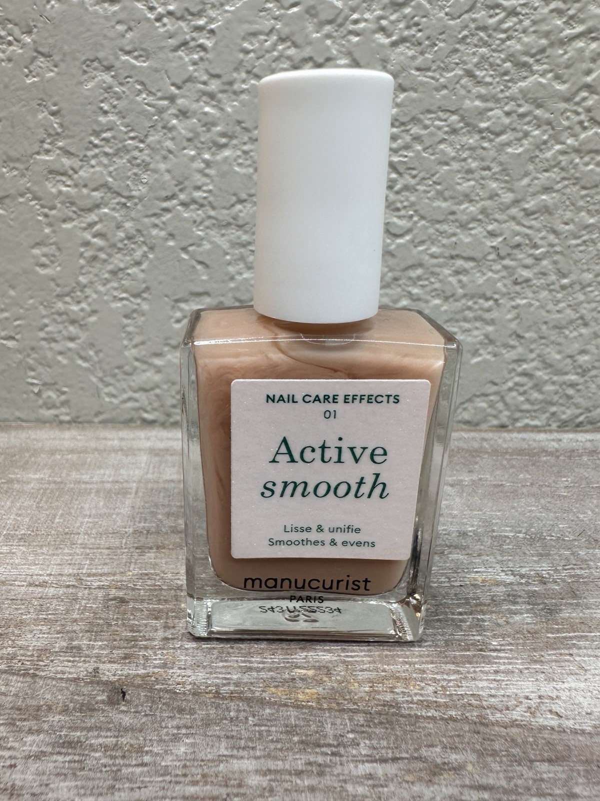 manucurist Active Smooth Nail Strengthener & Ridge Filler FULL SZ NEW FAST SHIP