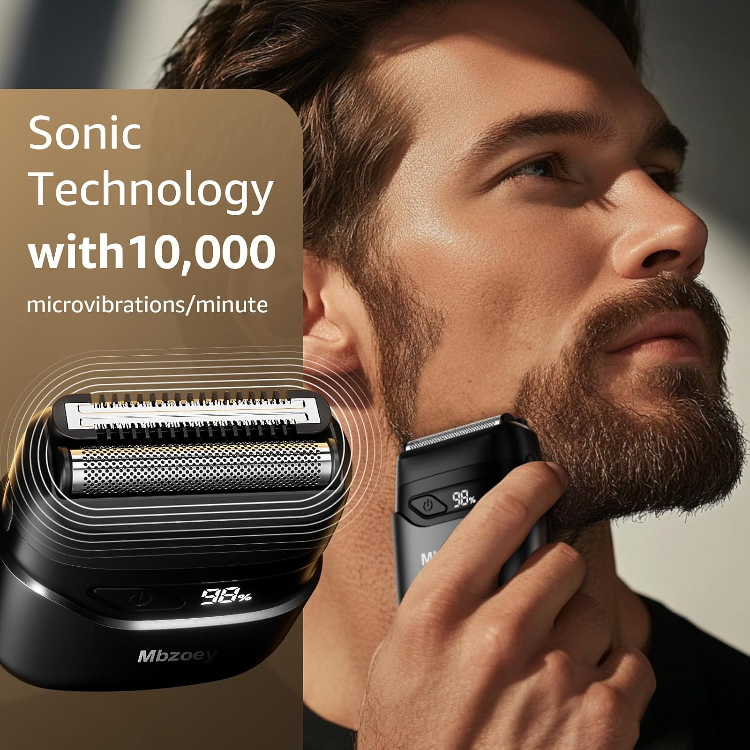 Electric Foil Shavers for Men: Mini Electric Razor for Face – IPX7 Waterproof Co