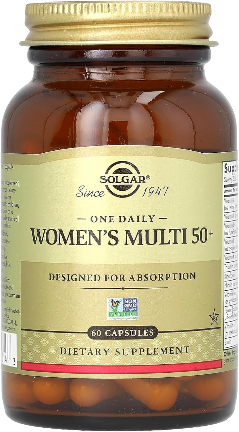 Highly Absorbable Women’s Multivitamin 50+ – Supports Hair, Skin & Nails Health