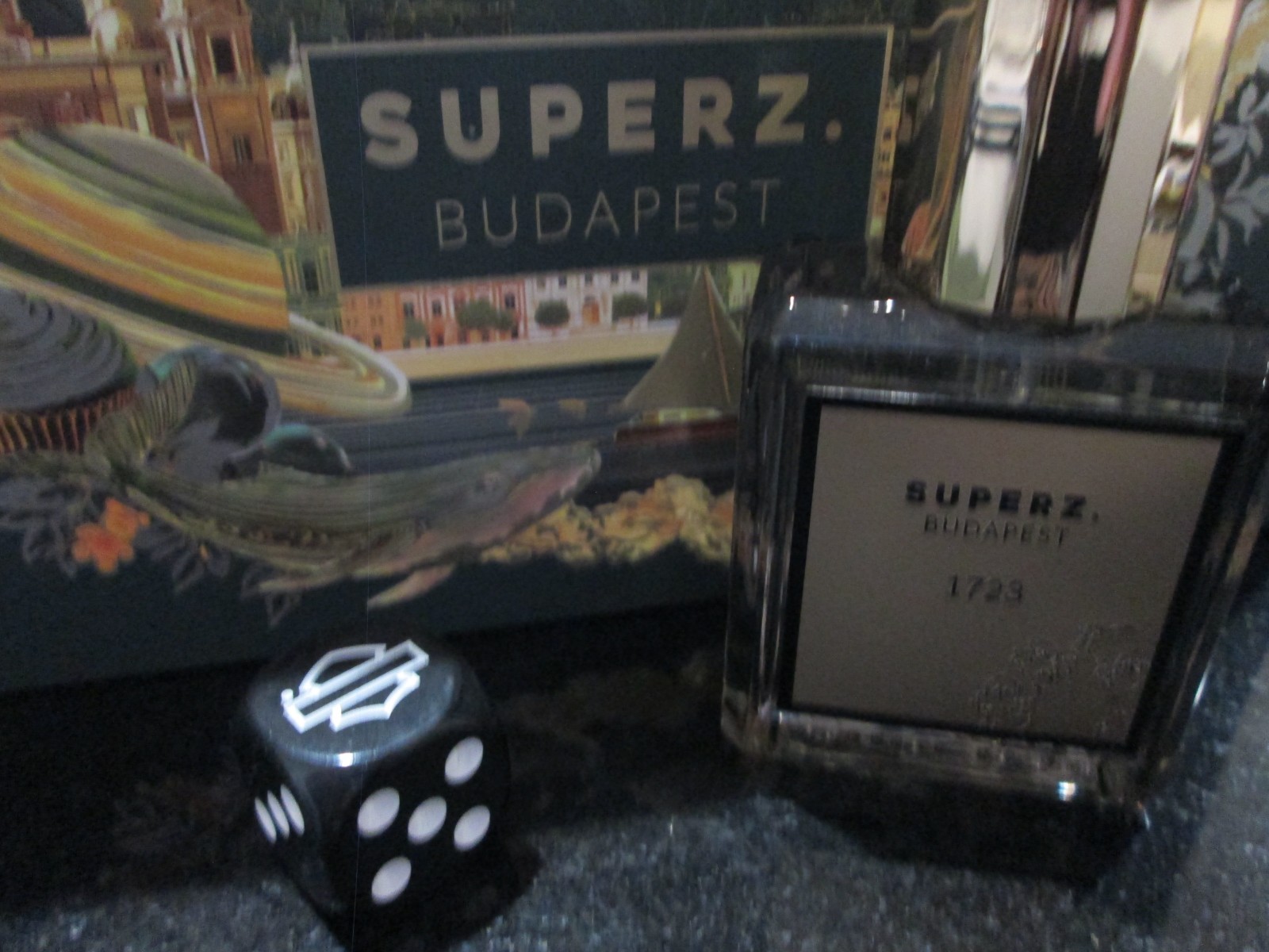 1723 Mini 10ml Juice Spray L.E. Bottle Extrait de parfum Superz of Budapest NWOB
