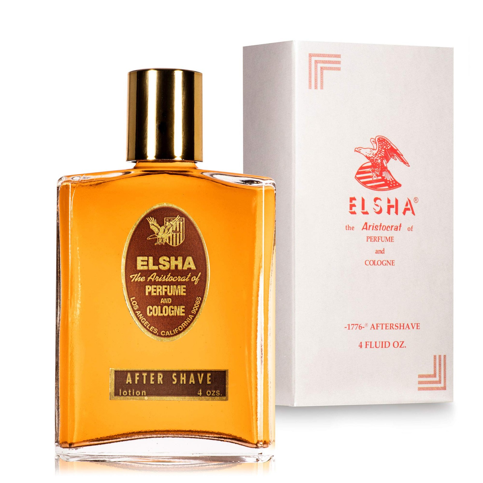 ELSHA 1776 Aftershave for Men – Woody Spicy American Heritage Scent, 4 oz – L…