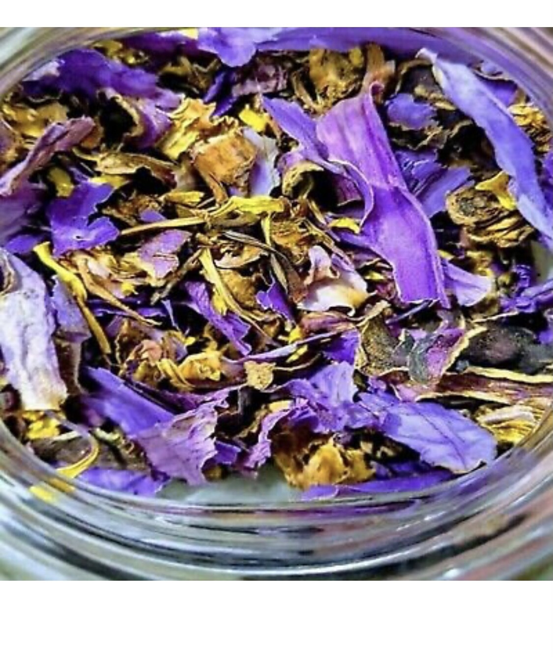 Dried Blue Lotus Herbal tea – 100g – Nymphaea Caerulea- 100% all natural.