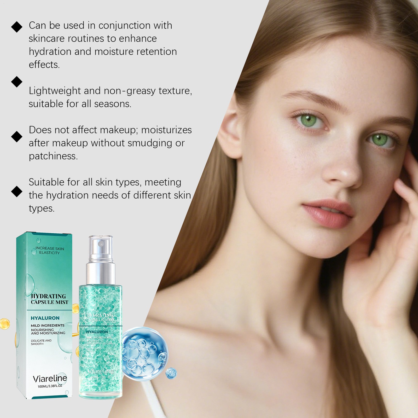 Anua PDRN Hyaluronic Acid Hydrating Capsule Mist 100mL