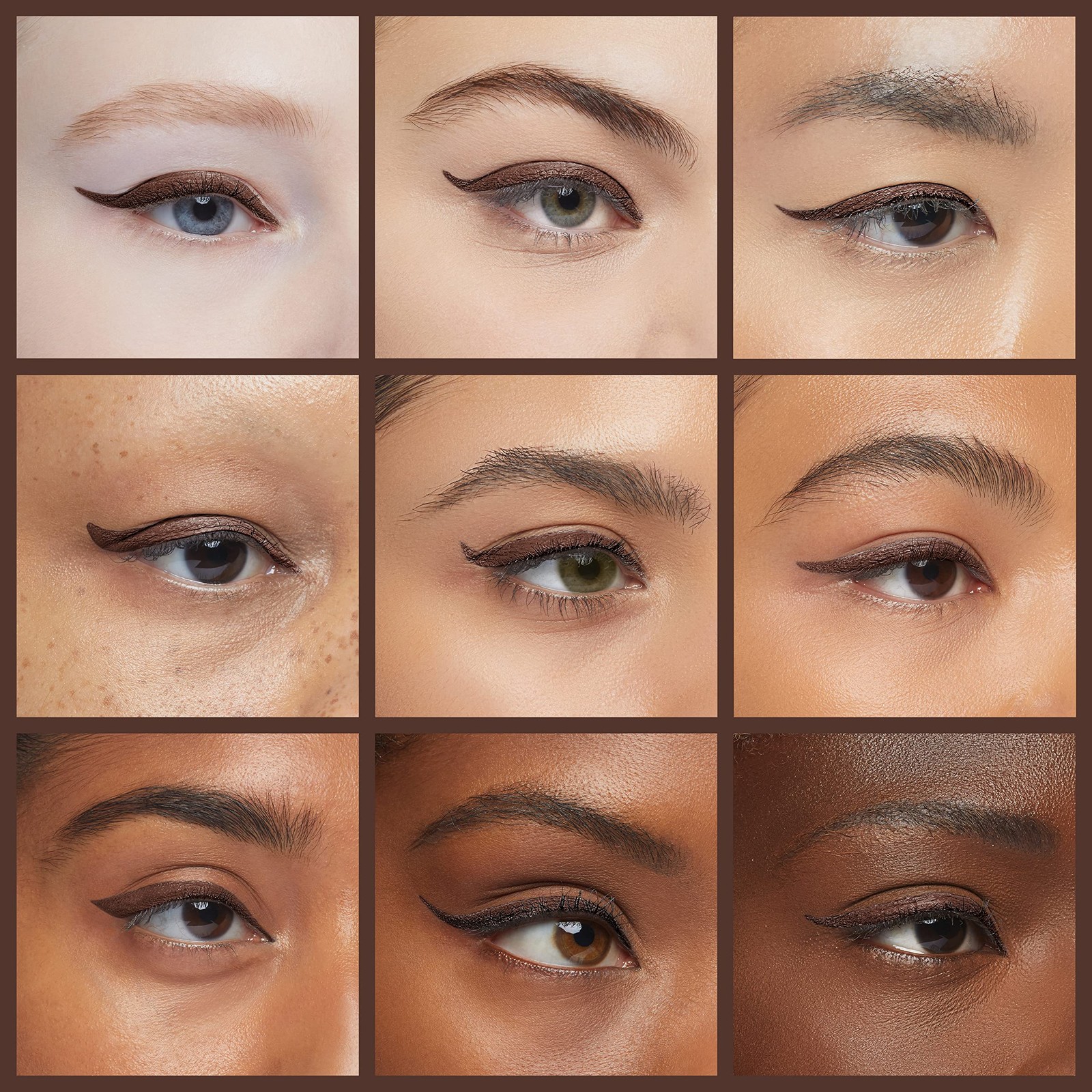 wet n wild MegaLiner Liquid Eyeliner – Dark 1 Count (Pack of 1), Brown