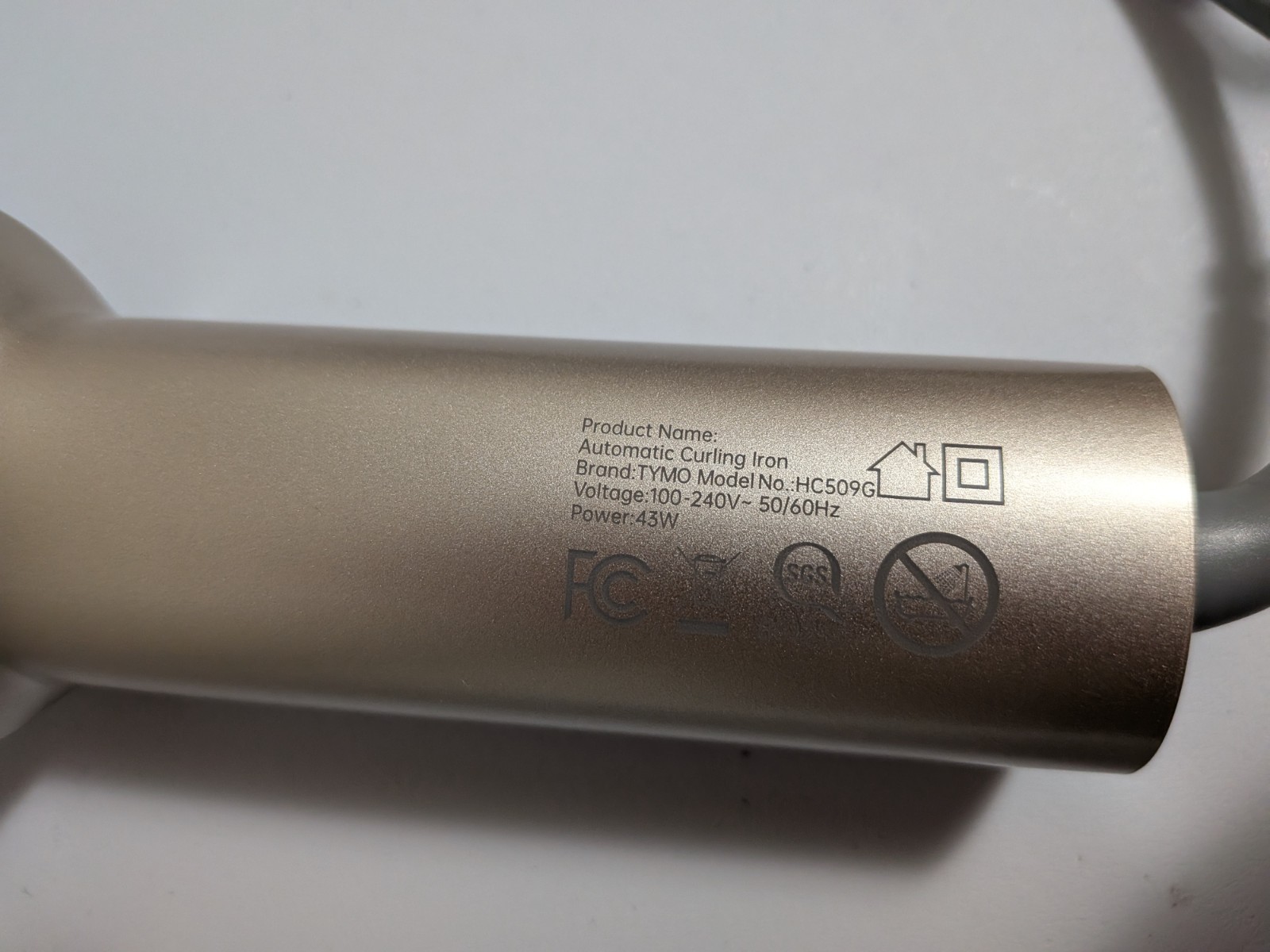 TYMO CurlPro Plus Auto Rotating Curling Iron HC509G