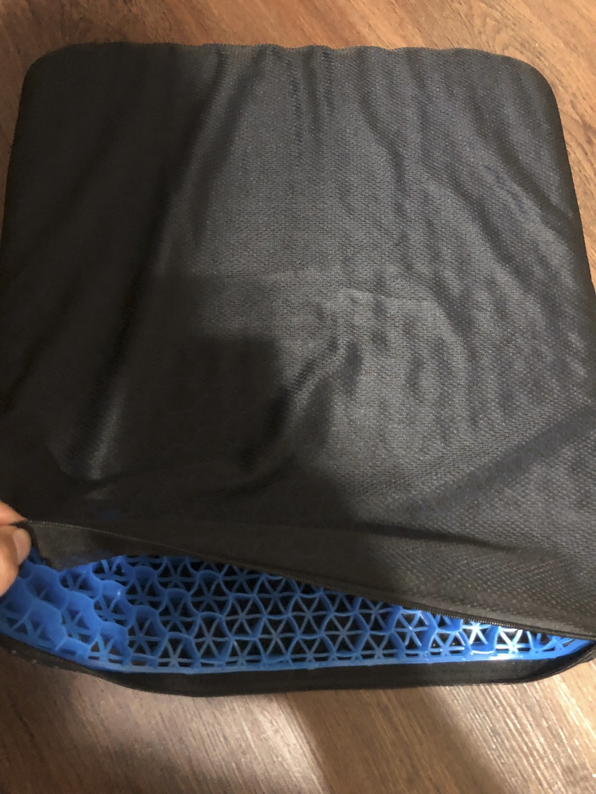 Gel Seat Cushion with Non-Slip Cover | Breathable Comfort Honeycomb Design