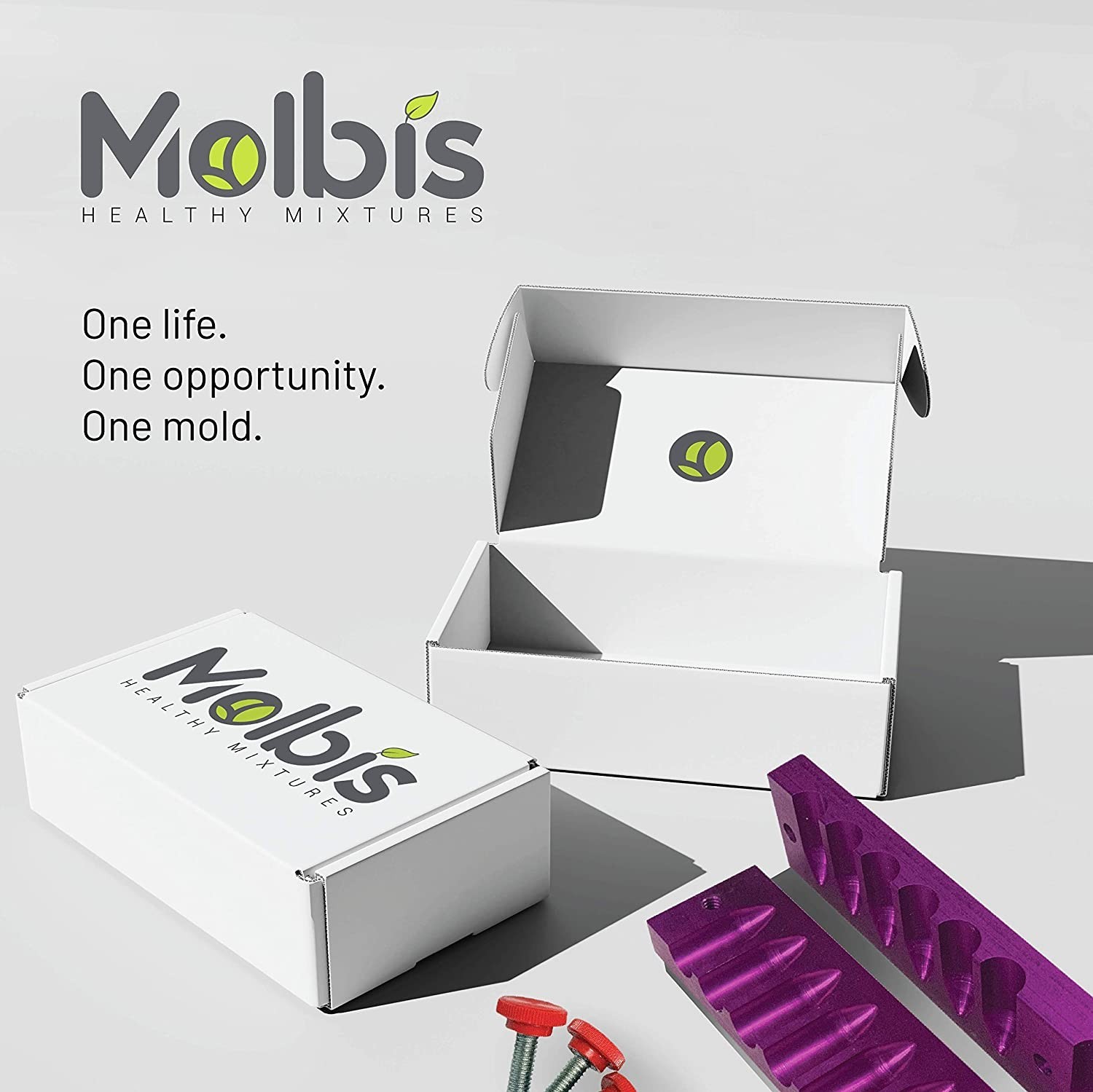 Suppository Mold – 12 Suppositories per unit – Anodized Aluminum