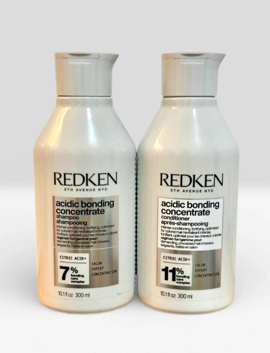 Redken Acidic Bonding Concentrate Shampoo and Conditioner Set 10.1 oz.