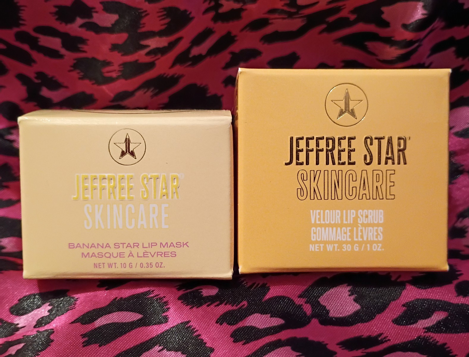 Jeffree Star Skincare Velour Lip Scrub + Lip Mask Banana Cream Pie 1 oz