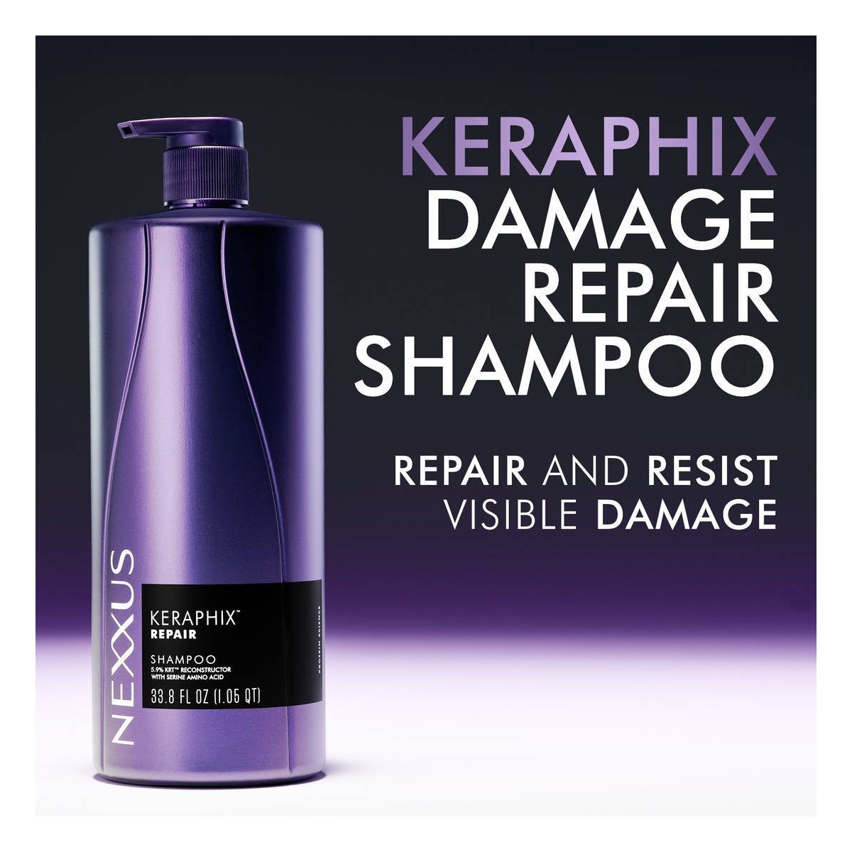 Nexxus Keraphix Shampoo for Damaged Hair with -33.8 fl oz