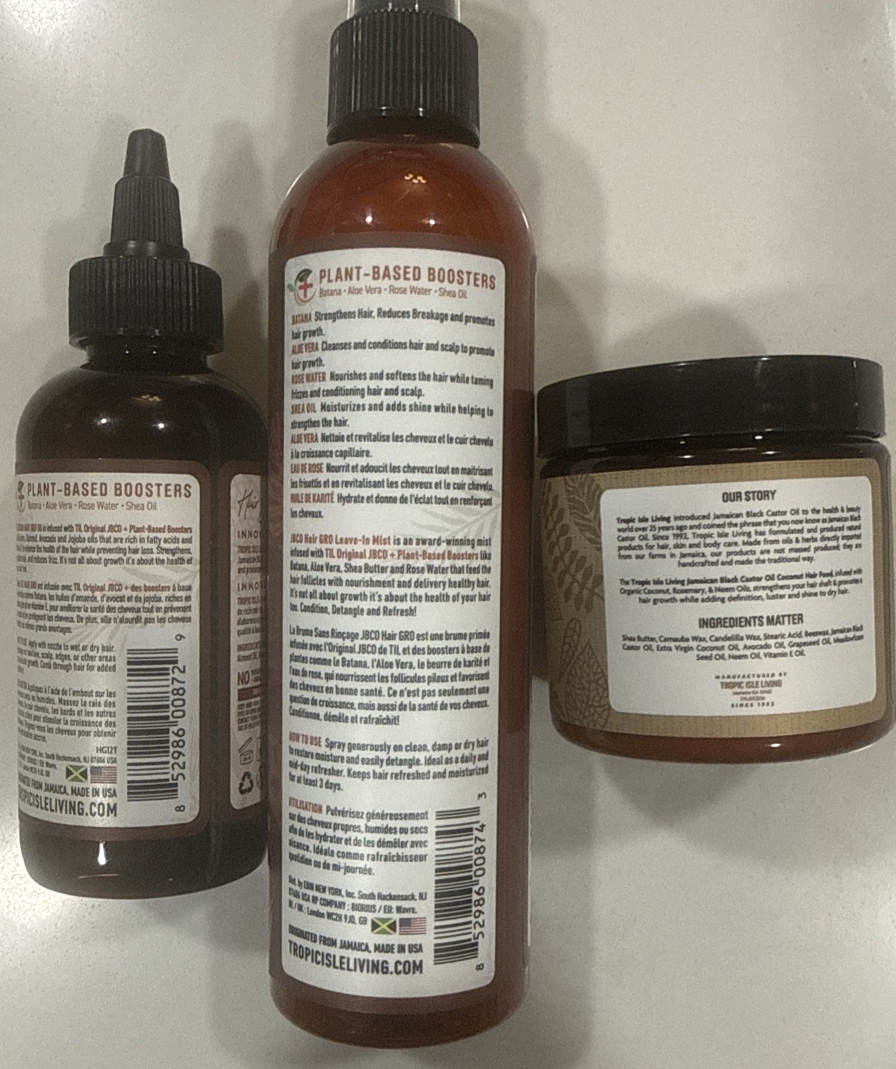 Tropic Isle Living 3 Piece Hair Health Set
