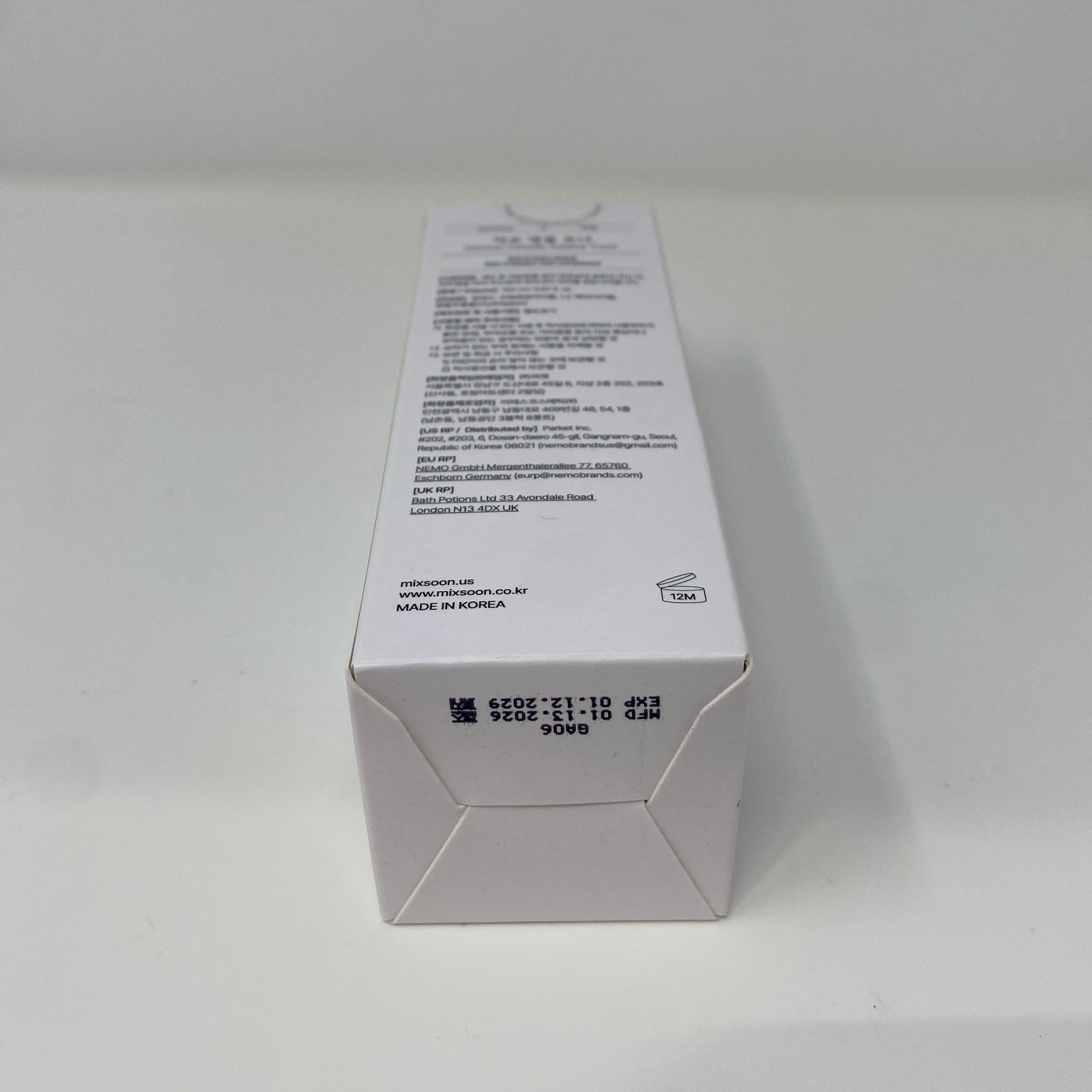Mixsoon Centella Asiatica Toner 150ml/5.07oz Clear