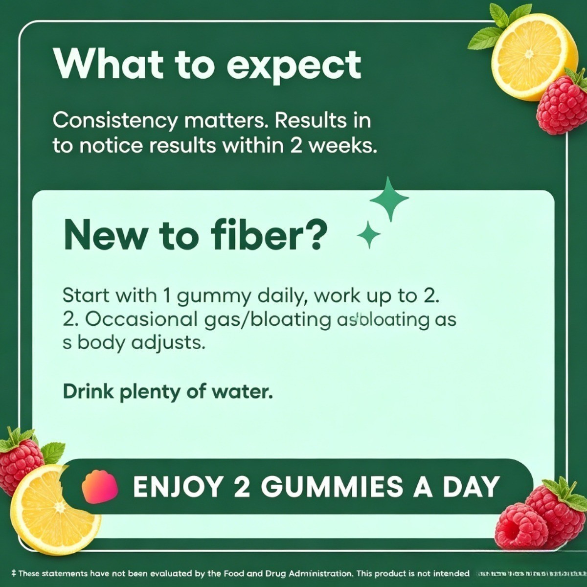 NEW Choice Fiber Gummies for Digestive Health & Regularity – Raspberry Flavor