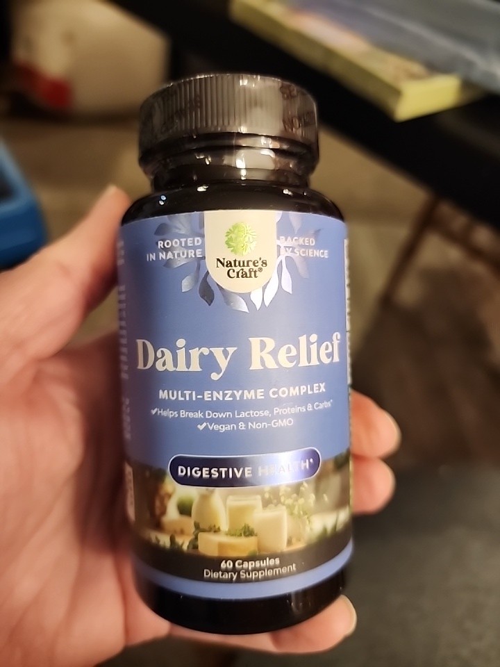 Lactose Intolerance Pills 60 Days Supply – Fast Acting Dairy Digestive Enzymes-