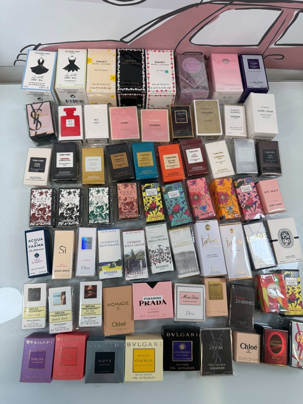 Lot of 12 Assorted Women’s Mini Perfume Travel Size 7.5ml Brand New Sealed