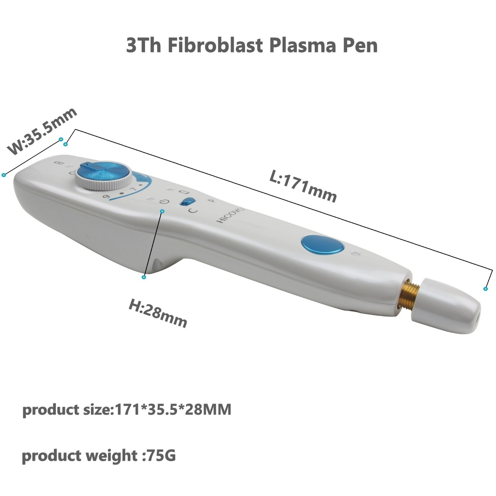 Hicovo Fibroblast Pulse Plasma Pen Stretch Mark Removal Skin Tightening