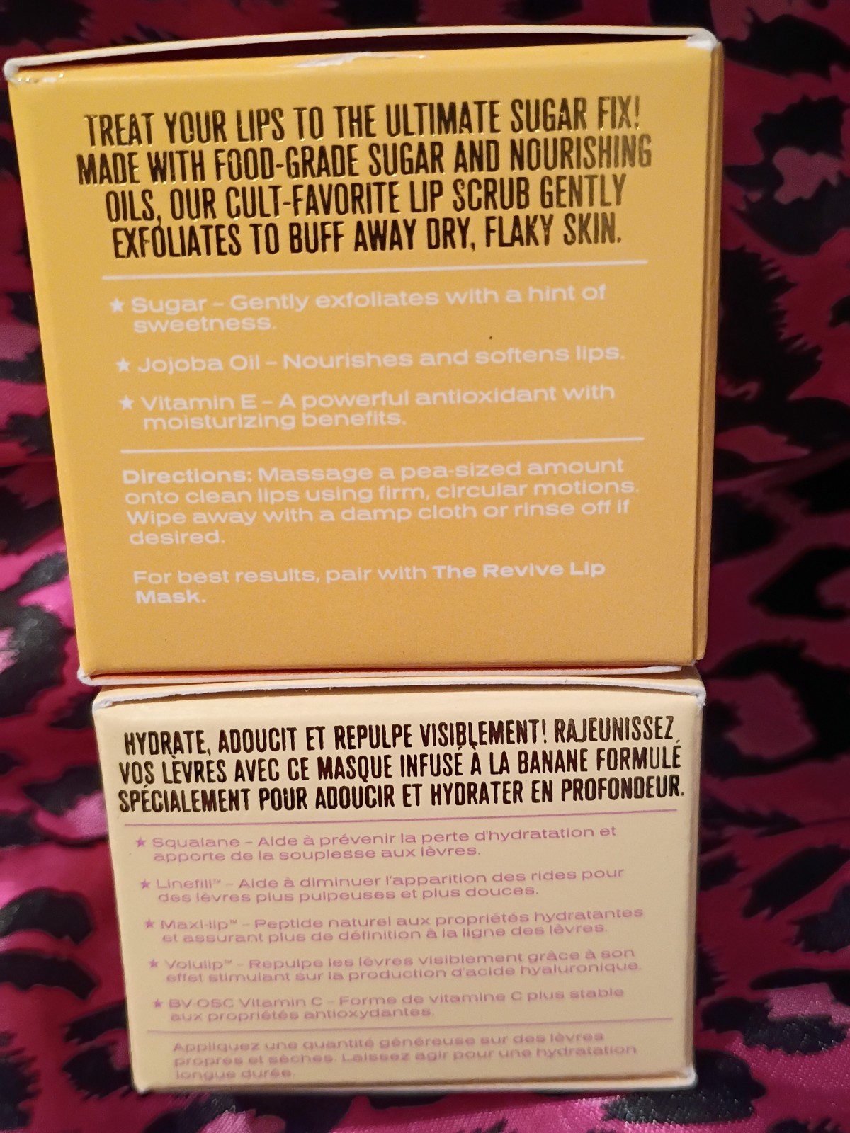 Jeffree Star Skincare Velour Lip Scrub + Lip Mask Banana Cream Pie 1 oz