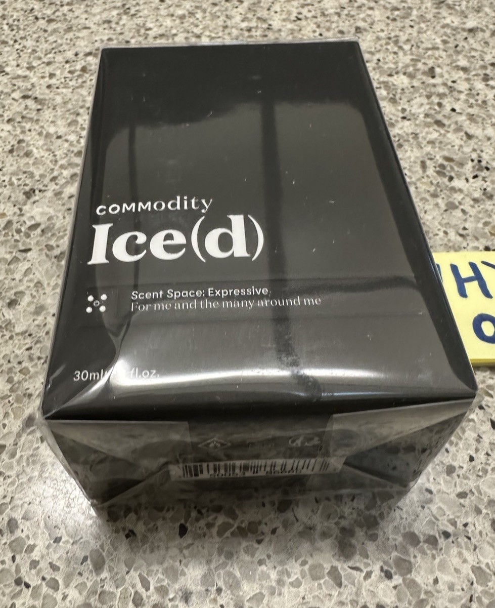 Commodity Ice(d) Scent Space: Expressive PARFUM 1oz/30mL FULL SZ FULLY SEALED