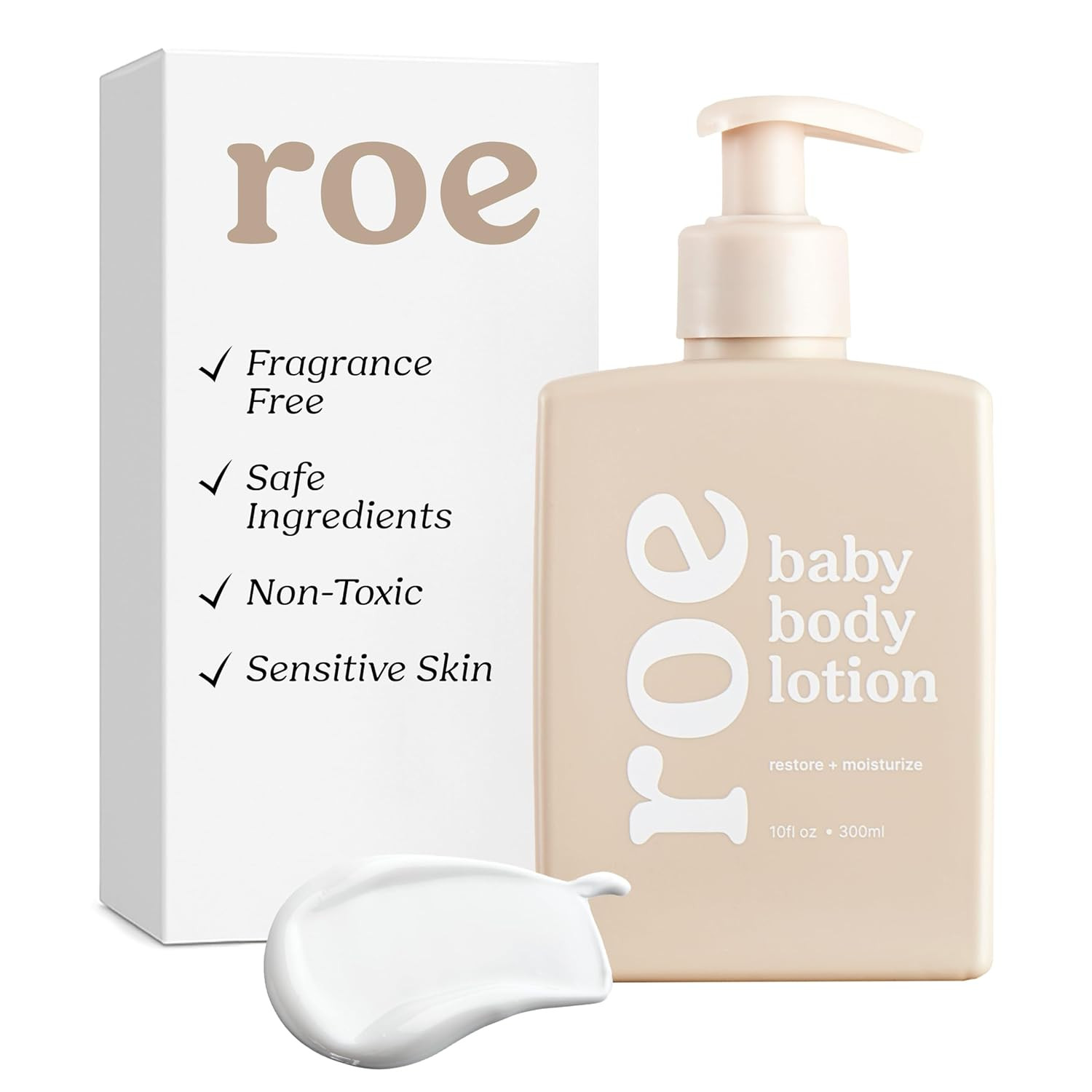 Baby Lotion Moisturizer Fragrance-Free Great For Sensitive Skin Lightweight New