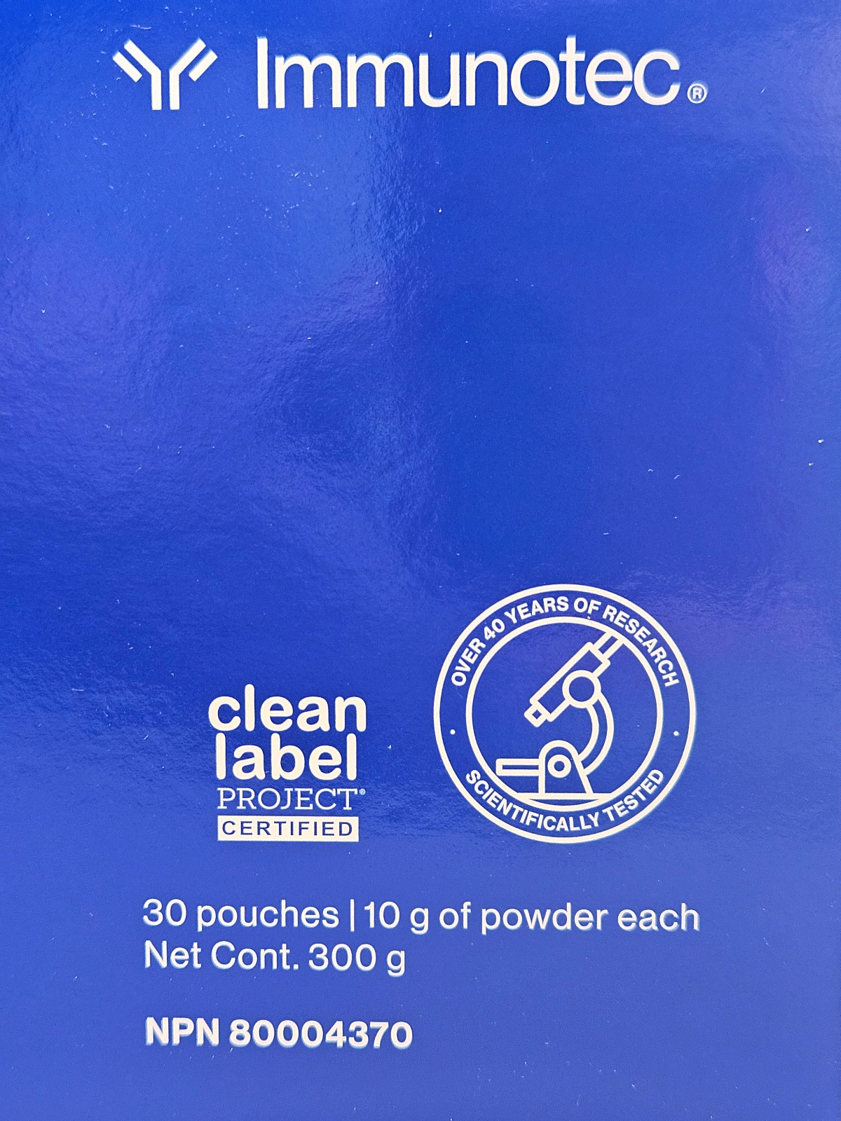 Immunotec Immunocal Classic Regular – 30 pouches – Exp 9/2028 – New! Sealed!