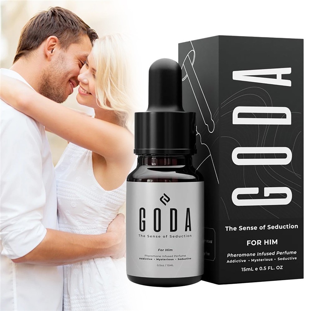 2x GODA For Him Pheromones Cologne for Men Infused with Real Pheromones 0.5oz