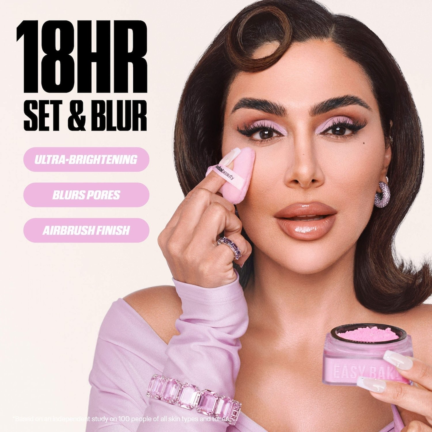 HUDA BEAUTY Authentic Loose Baking & Setting Powder mini 0.21 oz 7 shades