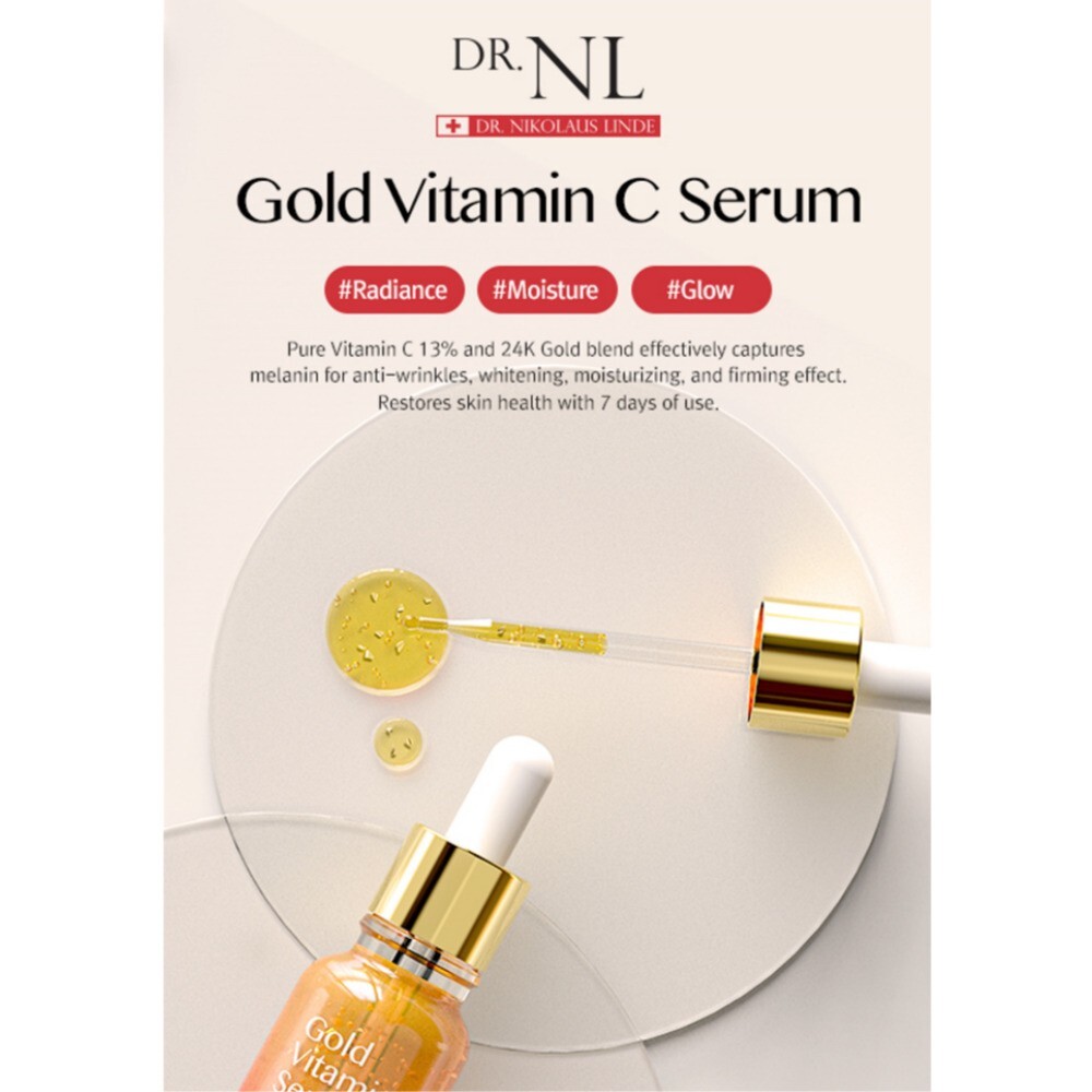 DR.NL Gold Vitamin C 13% Serum 20ml / 0.67fl.oz SkinCare K-beauty