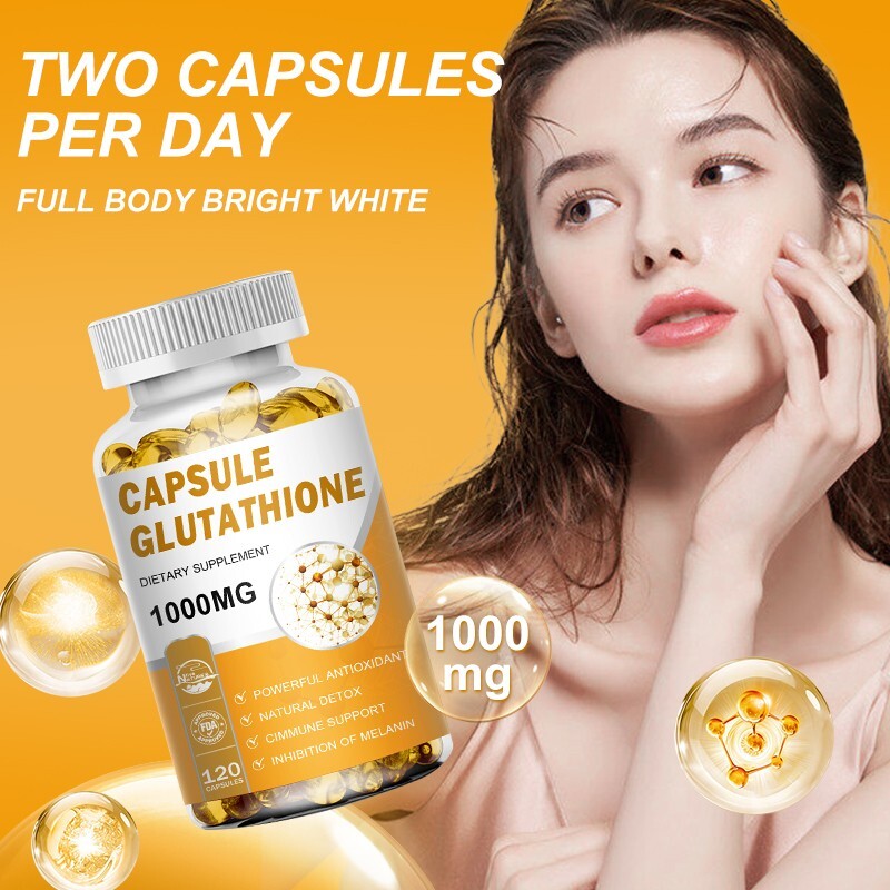 L-Glutathione 1000mg Capsules – Antioxidant, Liver, Immune & Cell Health Support