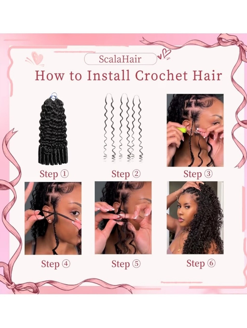 Burmese Curly Crochet Human Hair 16″ 60g